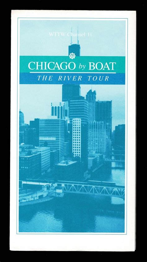 Chicago By Boat The River Tour Wttw Channel 11 Paper Map Included Vhs
