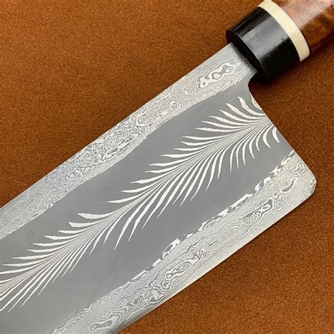 My Take On Feather Pattern Damascus Knife Making I Forge Iron