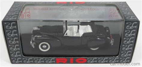 Rio Models 44 Scale 143 Lincoln Continental Cabriolet Open 1941 Black