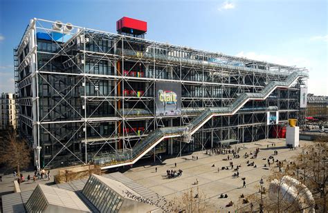 The Pompidou Centers Inside Out Architecture Turns 40 Wsj