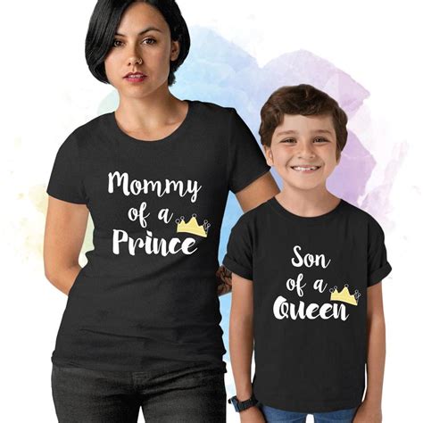 Mommy Of A Prince Son Of A Queen Shirts Queen Prince Shirts Etsy