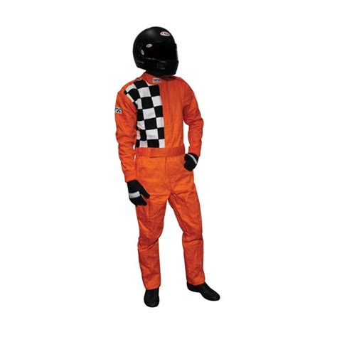 Finishline 2 Layer Sfi 5 Fire Retardant Racing Suit Orange Large