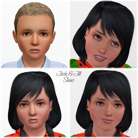 Mod The Sims Jack And Jill Child Skins