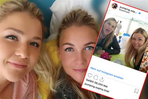 Doppelte Blondine Hat Sophia Thiel Etwa Einen Zwilling Tag24