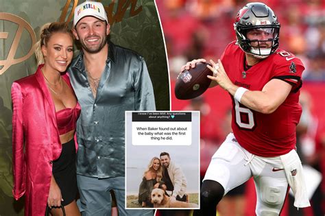 Baker Mayfields Wife Emily Reveals How Buccaneers Qb Reacted To Her