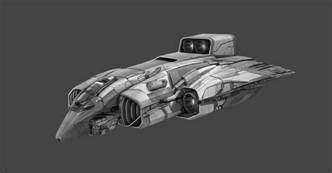 Spaceship Concept Art Game Art On Behance