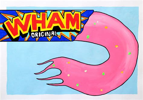 Wham Bar Retro Sweets Pop Art Painting On Unfr Artfinder