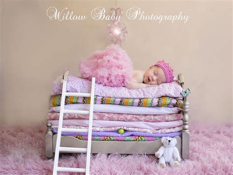 Fairytale Photo Session Princess And The Pea Newborn Photo Shoot