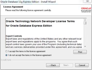The antivirus scan of the download link proved it to be safe. How to install oracle 11g express edition