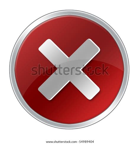 Red X Icon Stock Illustration 54989404 Shutterstock
