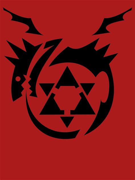Black Homunculus Symbol Fullmetal Alchemist Art Prints By Leetzero