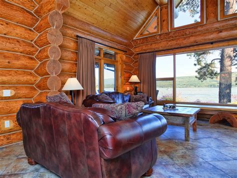 Log Cabin Living Rooms And Great Rooms North American