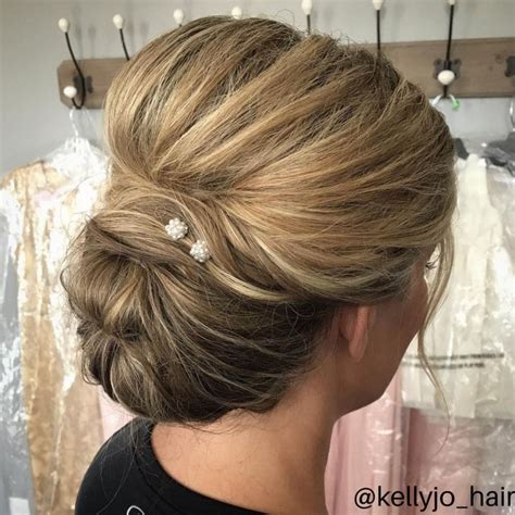Chignon With A Bouffant Mother Of The Bride Hairdos Mother Of The