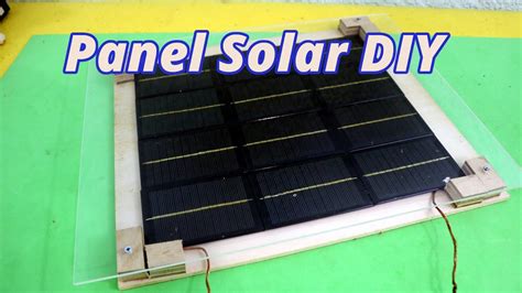 Pequeño Panel Solar Casero Youtube