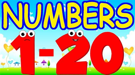 Learn Numbers 1 To 20 Learn To Count 1 20 For Toddlers Teach