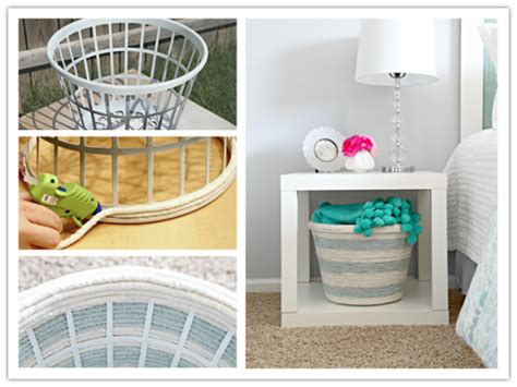 How To Make Diy Rope Storage Basket Diy Tag