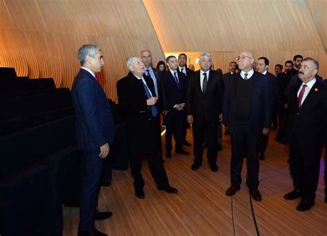 President Of Iraq Abdullatif Jamal Rashid Visits Heydar Aliyev Center