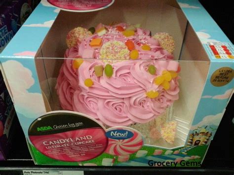 And don't forget to check out the selection of giant cookie cakes, gourmet cupcakes, pies, and more! Grocery Gems: New Celebration Cakes at Asda - including a Rainbow Cake!