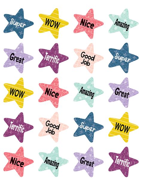 Oh Happy Day Star Rewards Stickers Tcr8336 Teacher Created Resources