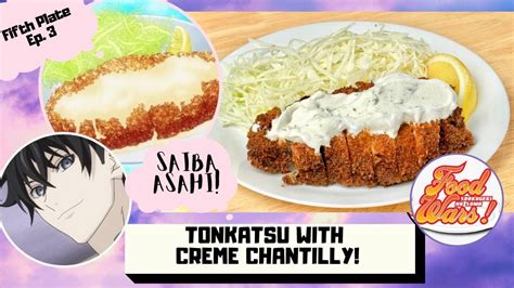 Food Wars Recipe 9 Tonkatsu With Creme Chantily By Yukihira Soma