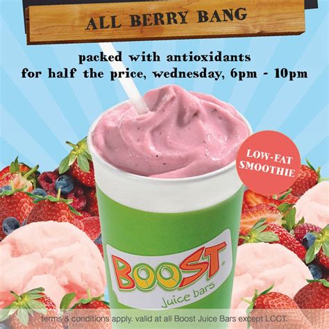 Since opening its first store in malaysia at suria klcc in june 2009, boost juice has quickly expanded to 31 outlets in malaysia and four in singapore. I Love Freebies Malaysia: Boost Juice Bars
