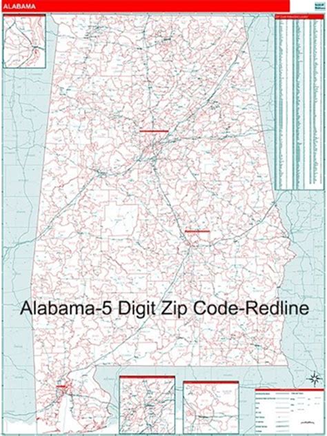 Alabama Zip Code Map From