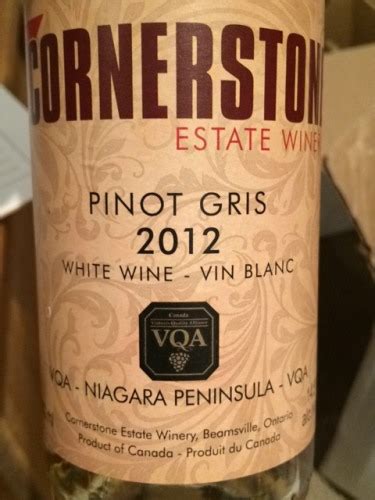 Cornerstone Estate Winery Pinot Gris Vivino