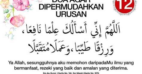 Allahumma baarik lanaa fiimaa rozaqtanaa wa qina'azaabannar. Himpunan Doa Harian dalam Rumi & Arab bersama Terjemahan ...