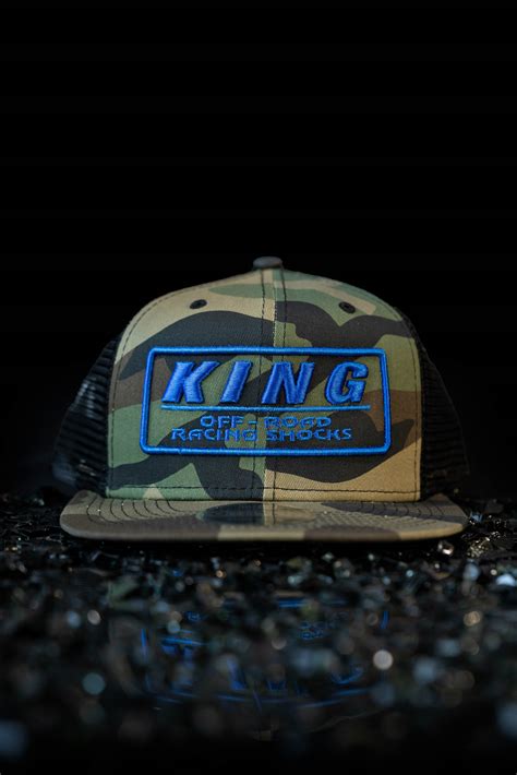 King Shocks 9fifty Camo Blue Snapback Cap Camo Trucker Jj Performance
