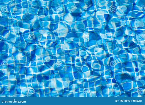 Water Ripples Texture In Swimming Pool Stock Illustration