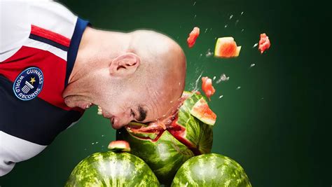 Video Meet The Man Who Can Crush Watermelons With His Head Guinness World Records