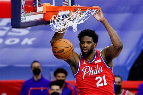 Nba Embiid Dominates Anew As 76ers Hold Off Short Handed Nets Abs Cbn News