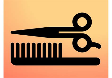 Comb And Scissors Vector At Getdrawings Free Download