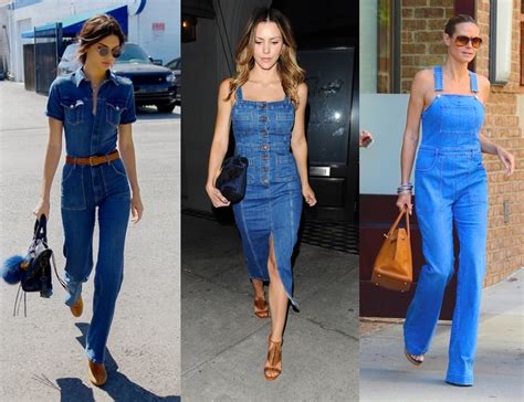 Now Trending Sexy 70s Inspired Denim Overalls And Dresses That Are
