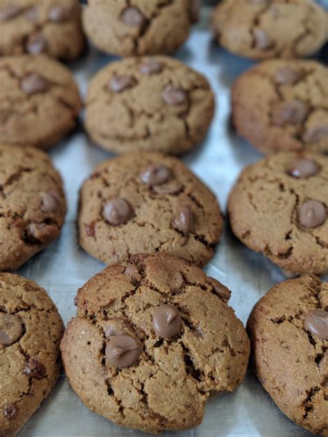 Healthier Chocolate Chip Cookies Zero Refined Flour Or Sugar Only 3