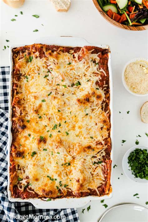 The Best Homemade Lasagna Recipe Midgetmomma