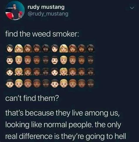 Rudy Mustang Rudymustang Find The Weed Smoker 6 Cant Find Them