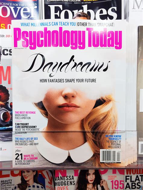 Psychology Today, April 2014 cover - Fonts In Use