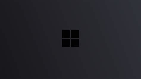 5120x2880 Windows 10 Logo Minimal Dark 5k Wallpaper Hd Minimalist 4k