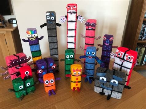 Set Of Numberblock Characters 15 Of Them Etsy Uk