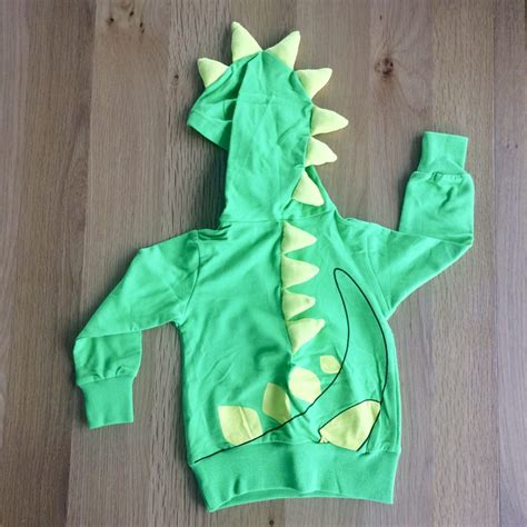 Baby Dino Hoodie Green Dinosaur Hoodie Toddler Clothes