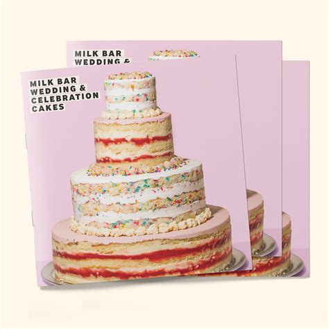 Brochure Design Milk Bar Wedding Cakes Marketing On Behance