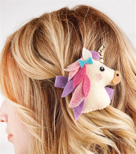 How To Make A Felt Unicorn Barrette Joann