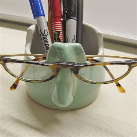 eyeglass holder ceramic pottery pencil holder handmade etsy