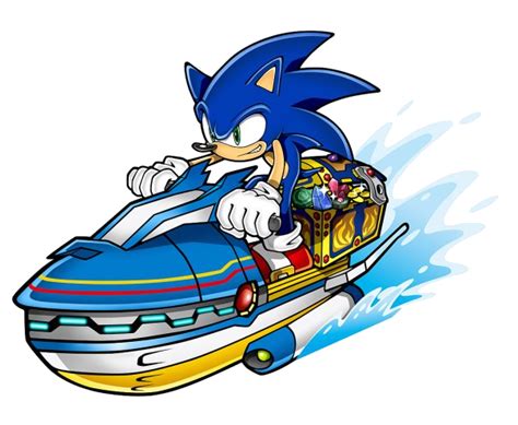 Sonic Rush Adventure Waterbike Sonic The Hedgehog Gallery Sonic