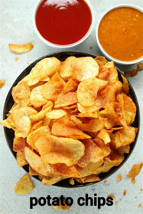 Potato Chips Recipe Homemade Potato Wafers Aloo Chips Recipe