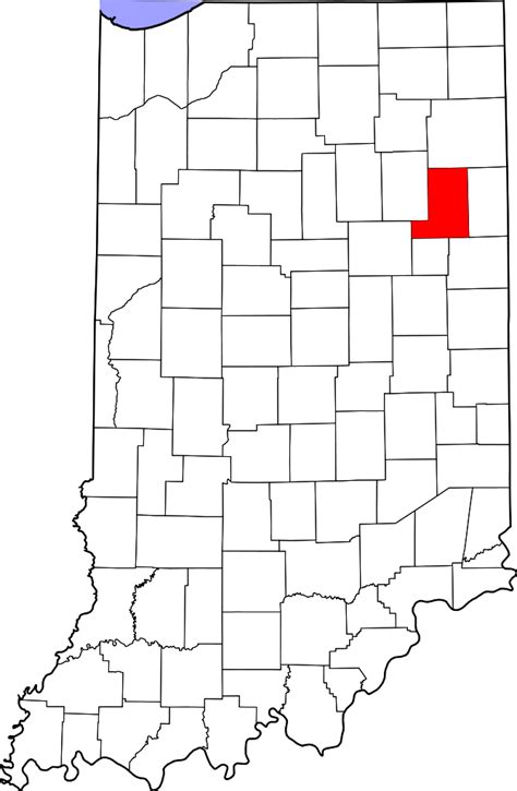 Filemap Of Indiana Highlighting Wells Countysvg Wikimedia Commons