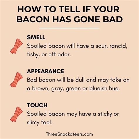 How To Tell If Bacon Is Bad 3 Easy Ways The Three Snackateers