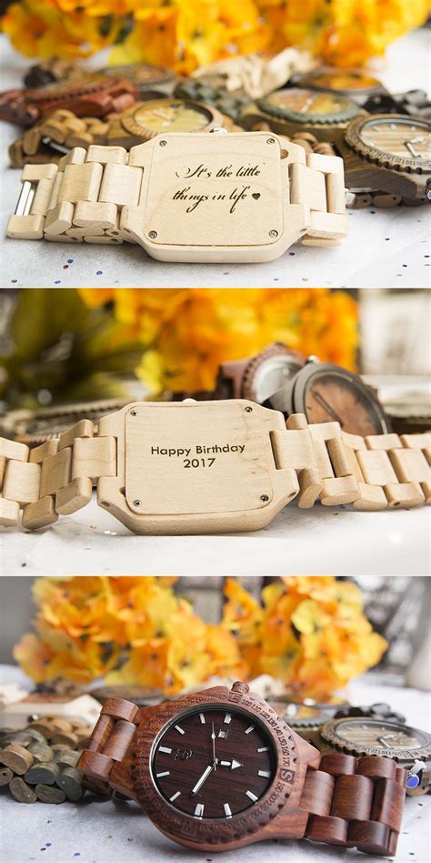 Explore our phenomenal variety of personalized gifts and indulge him with something with their name on it. Your Next Gift Choice...100% natural wooden watches ...