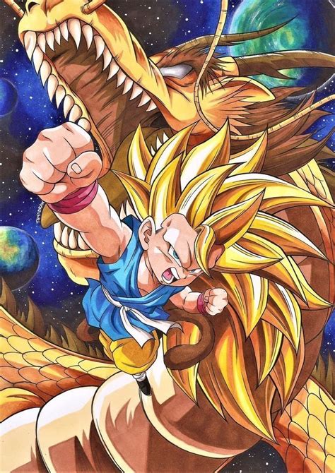 Goku GT Super Saiyan 3 Anime Dragon Ball Gt Como Desenhar Anime